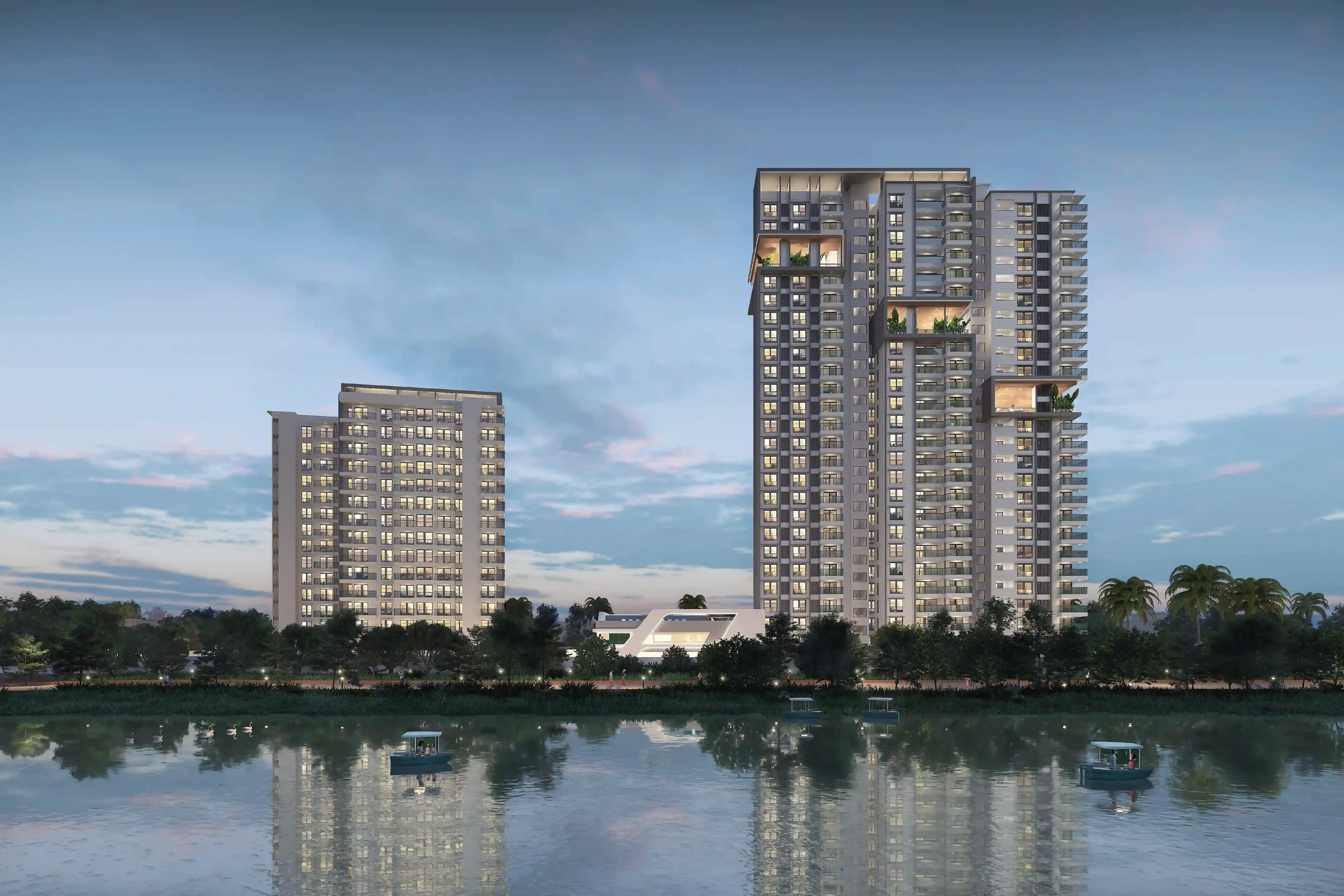 Raj Bayvista-luxury lakeview apartment for sale in BTM Layout, bangalore-SNN Raj Corp