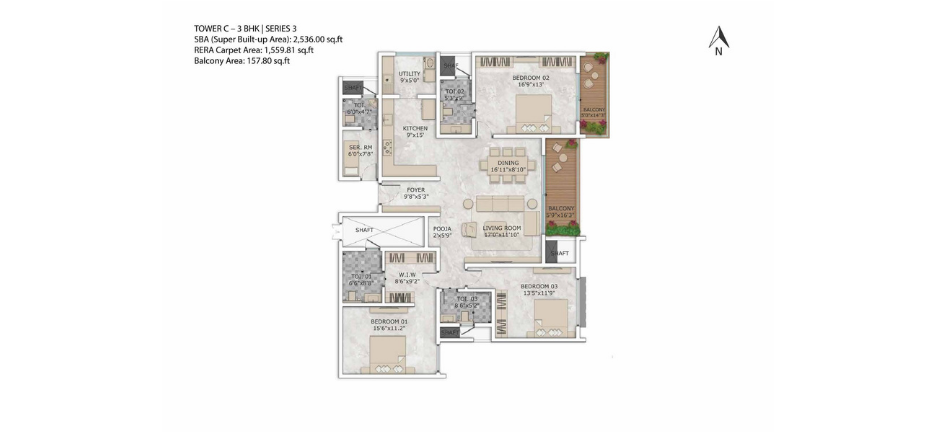 Tower-C Plan 1