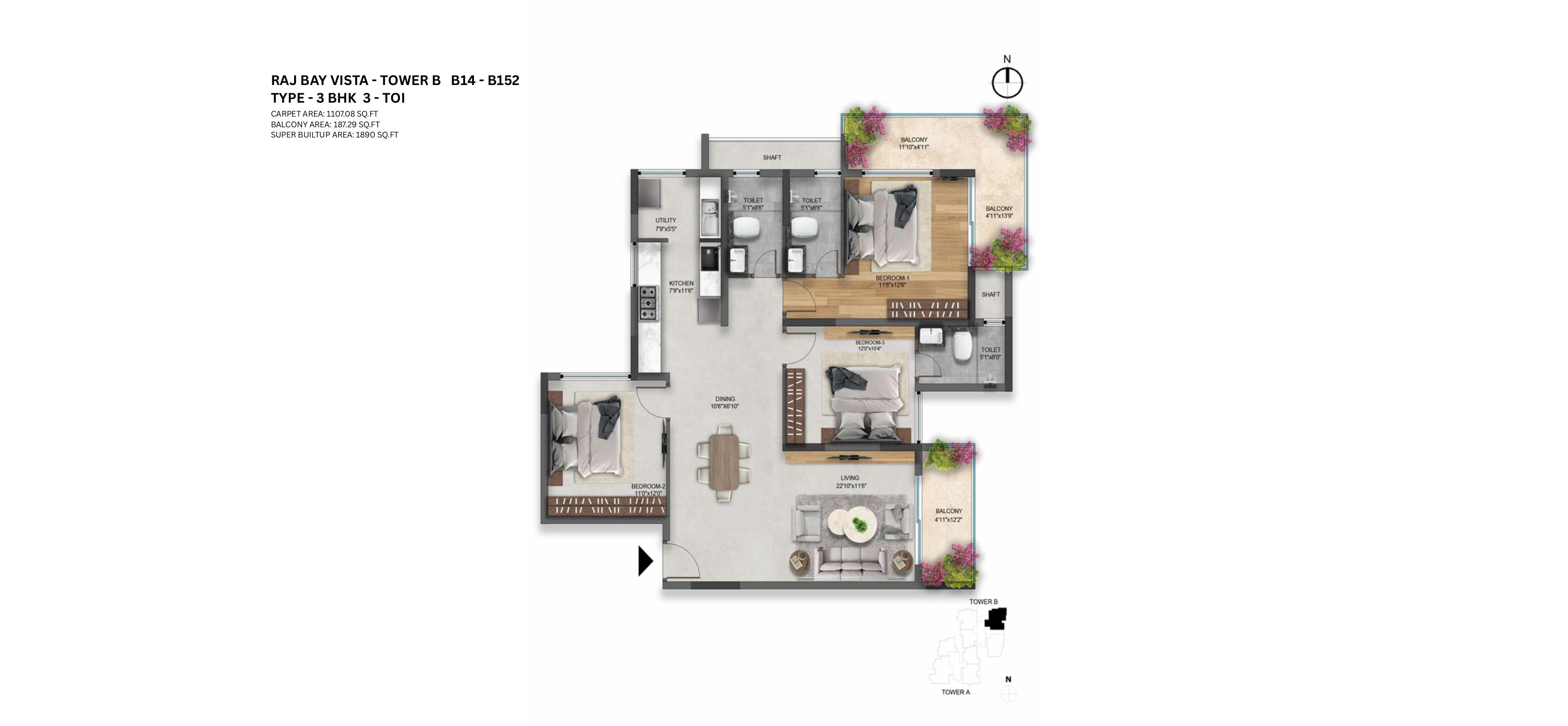 Tower-B Plan 5