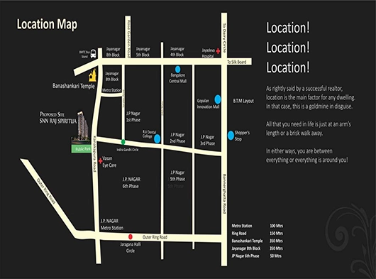 SNN Raj Spiritua Jp Nagar Bangalore Advantages